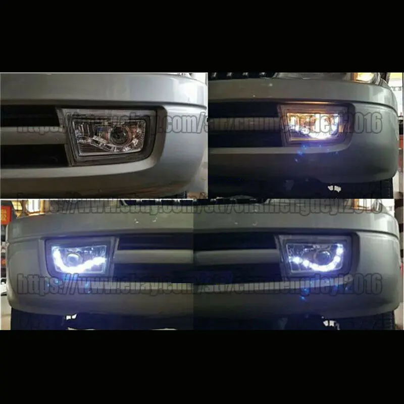 لتويوتا لاند كروزر برادو 90 LC90 FJ90 2700 3400 1997-2002 2 قطعة LED المصد الأمامي ضوء المصباح L + R