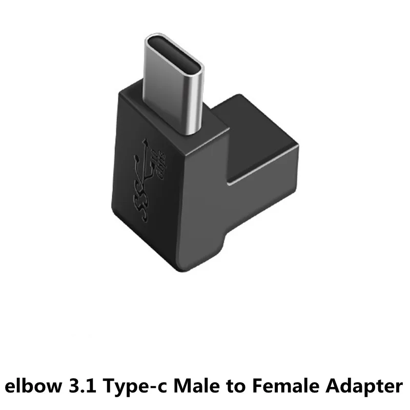 90 درجة USB 3.1 نوع C أنثى إلى USB أنثى B ذكر إلى شاحن أنثي OTG نوع C إلى usb 3.0 ذكر أنثى محول موصل