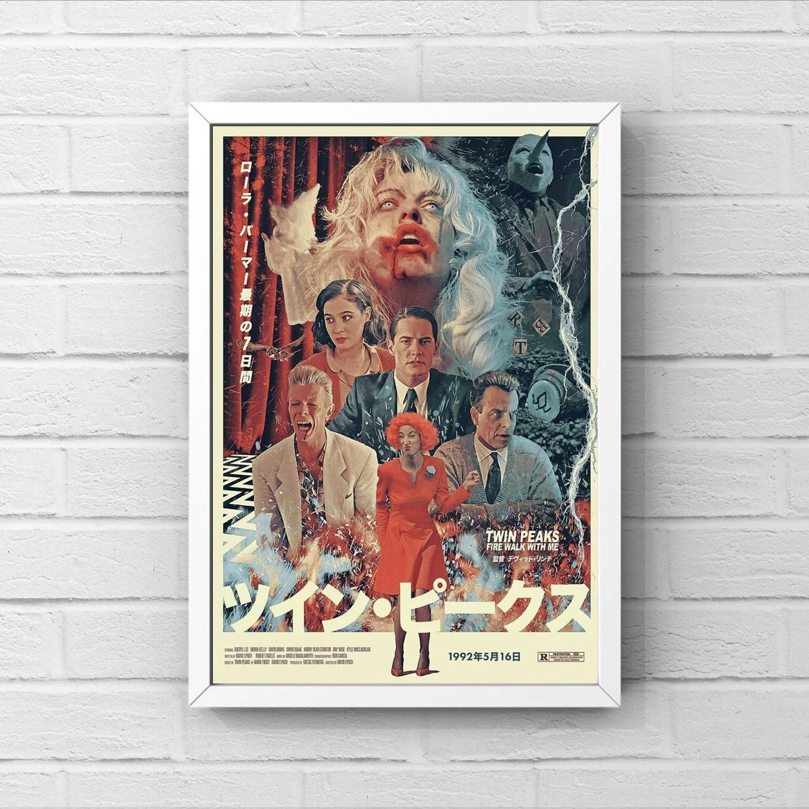 Twin Peaks-Fire Walk With Me,Movie poster Canvas Picture Print Home Wall Painting Decoration (No Frame)