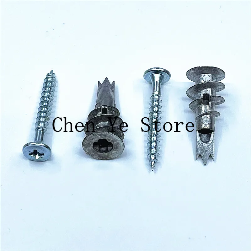 40PCS 1.3X3.2CM 1.0X3.6CM Durable Wall Anchors Self-Drilling Novel Wall Fixing Screws Fast Gecko Hanging Picture Wall Lamp Screw