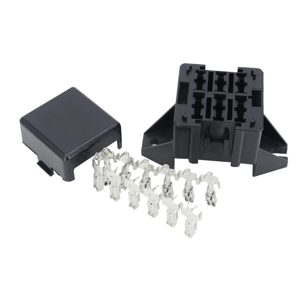 

6 Way Auto fuse box assembly With terminals Dustproof fuse box fuse box mounting fuse box BX2062