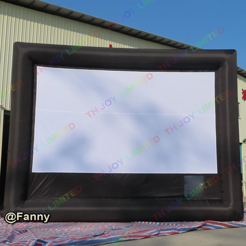 outdoor 7x5m  giant  inflatable screen inflatable movie screen for sale,  inflatable film projection screen