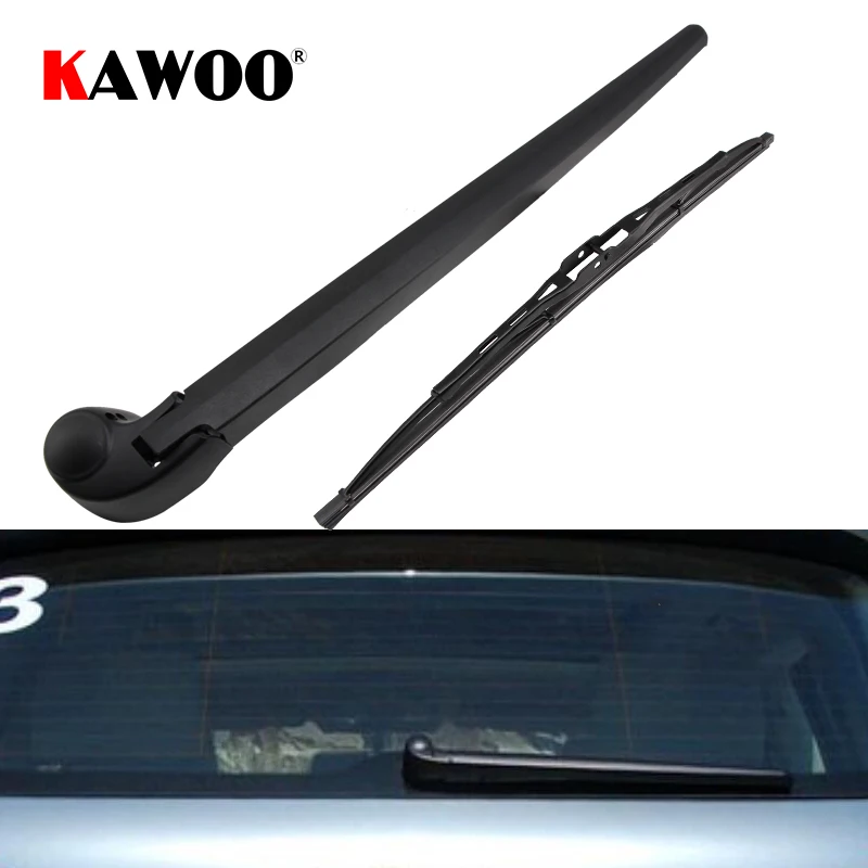 KAWOO Car Rear Wiper Blades Back Window Wipers Arm For AUDI Q7 Hatchback (2006-2015) 360mm Auto Windscreen Blade Accessories