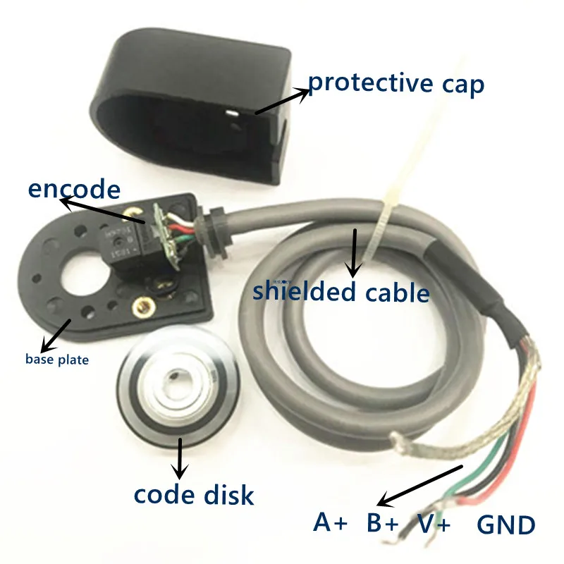 

HEDS-9731#A50 Split type motor rotary encoder A/B 2channel H9731B50 1000cpr 100/200/256/360/400/500/1000 HEDS-9700#h50