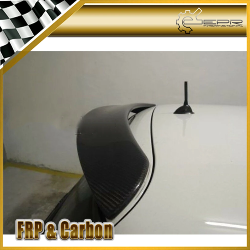 Car Styling For Mini Cooper 2003-2007 R53 R50 R51 Carbon Fiber One Cooper 'S' Style Spoiler Glossy Carbon Roof Wing