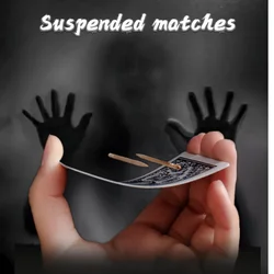 Hot Selling 1pc Magic Suspended Matches Toothpick Stick Magic Carpet Poker Magic Poker Adult Magic Tricks Easy To Do Magic Props