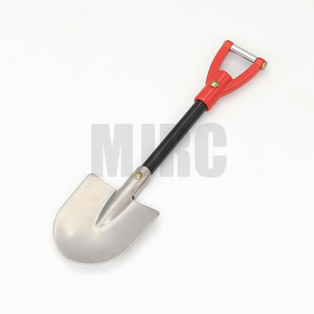 Metal Decorate Mini Shovel Mood Pieces for 1/10 RC Crawler Car TRX4 Defender Bronco G500 Axial SCX10 II 90046 RC4WD D90 Traxxas