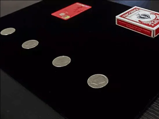 Secret Mat Magic Tricks Appearing Close Up Poker Deck Card Pad Close Up Illusions Mentalism Magic Prop Professional Magician