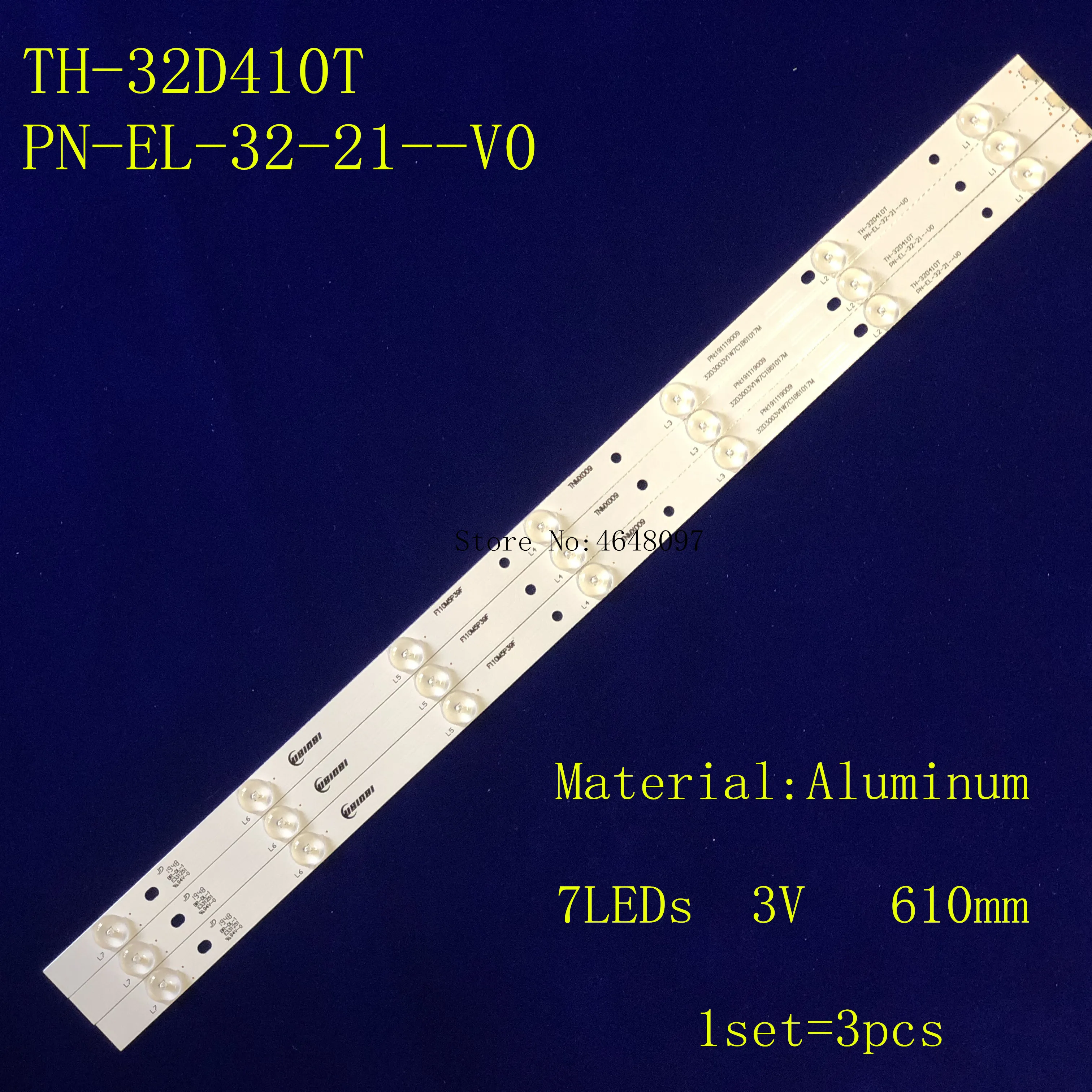 

LED Backlight Panasonic TXFZL01KECA5 TZLP200KECB6 TZLP105KECB3 KECB4 TZLP225KECA1 32" TNMX008 TNMX009 TNMX010 PN-EL-32-21-V0