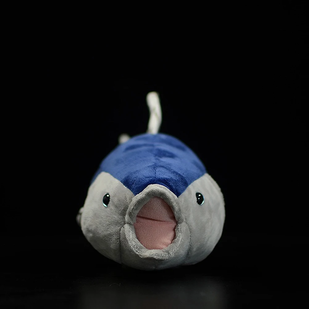 Cute Thunnini Pacific Bluefin Tuna Plush Toy Soft Realist Thunnus Orientalis Simulation Ocean Animal Geography Model Kids Gifts