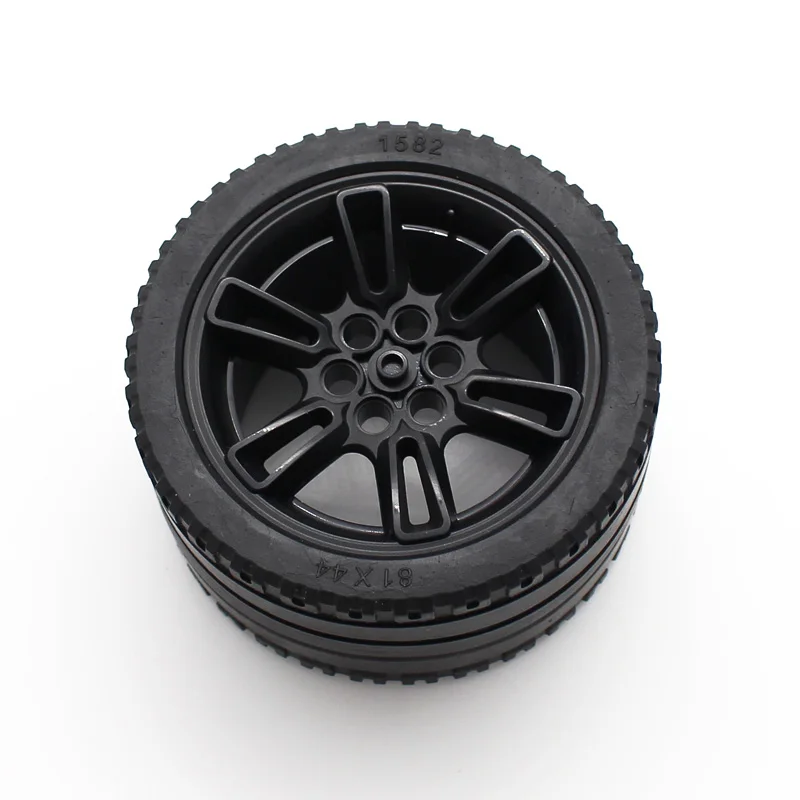 

Technology 23800 23799 Wheel 62.3D.x42mm Car Racing Large Tire 81.6X44ZR Straight Tread 911 Compatible with Accessories