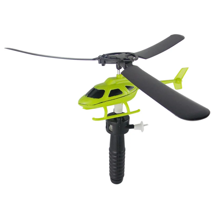 Pull Line Helicopter Small Plane Outdoor Game Игра Мозга Draw Rope Take-off Interactive Toy