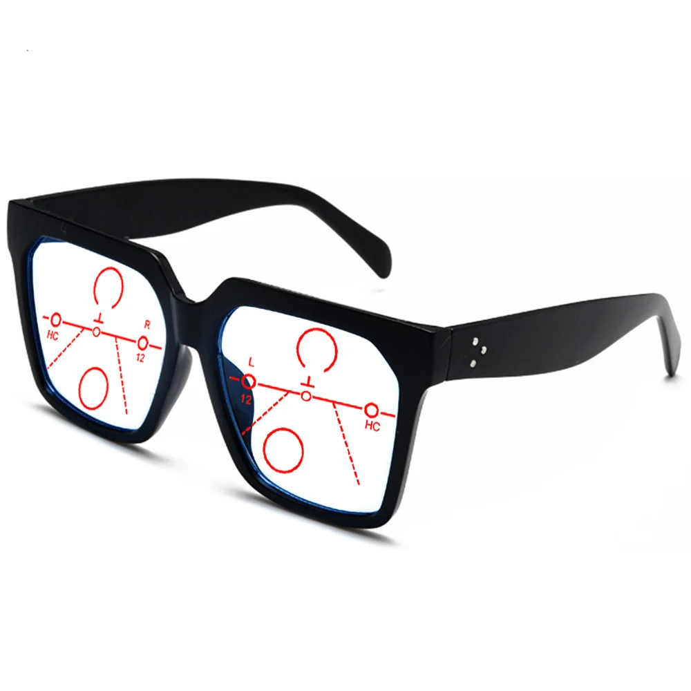 

Oversized Square Fashion Retro Men Progressive Multifocal Reading Glasses +0.75 +1 +1.25 +1.5 +1.75 +2 +2.25 +2.5 +2.75 To +4