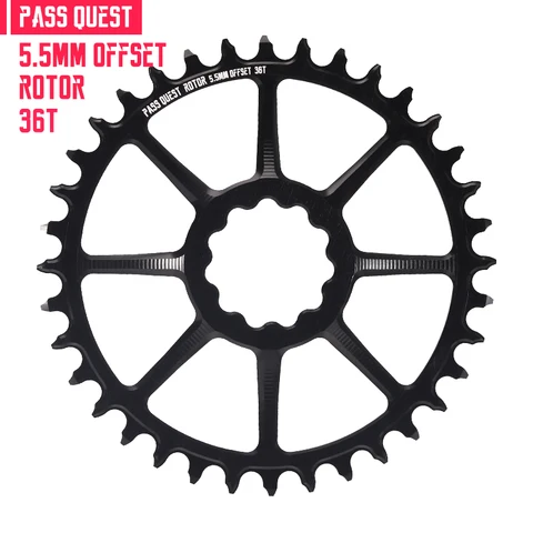 Цепное кольцо PASS QUEST для ротора Rex 1.1 3DF XC2 черное 28T 30T 32T 34T 36T
