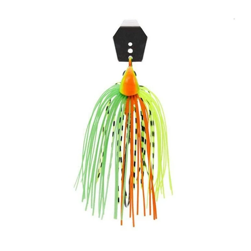 2pcs/lot 14g/17g Fishing chatter bait spinner Spin fishing lure Buzzbait chatterbait for bass pike walleye fishing