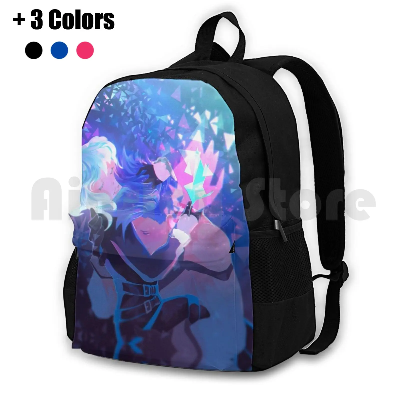 Promare Outdoor Hiking Backpack Waterproof Camping Travel Promare Lio Fotia Mad Burnish Galo Thymos Lio Promare Anime Fire Galo