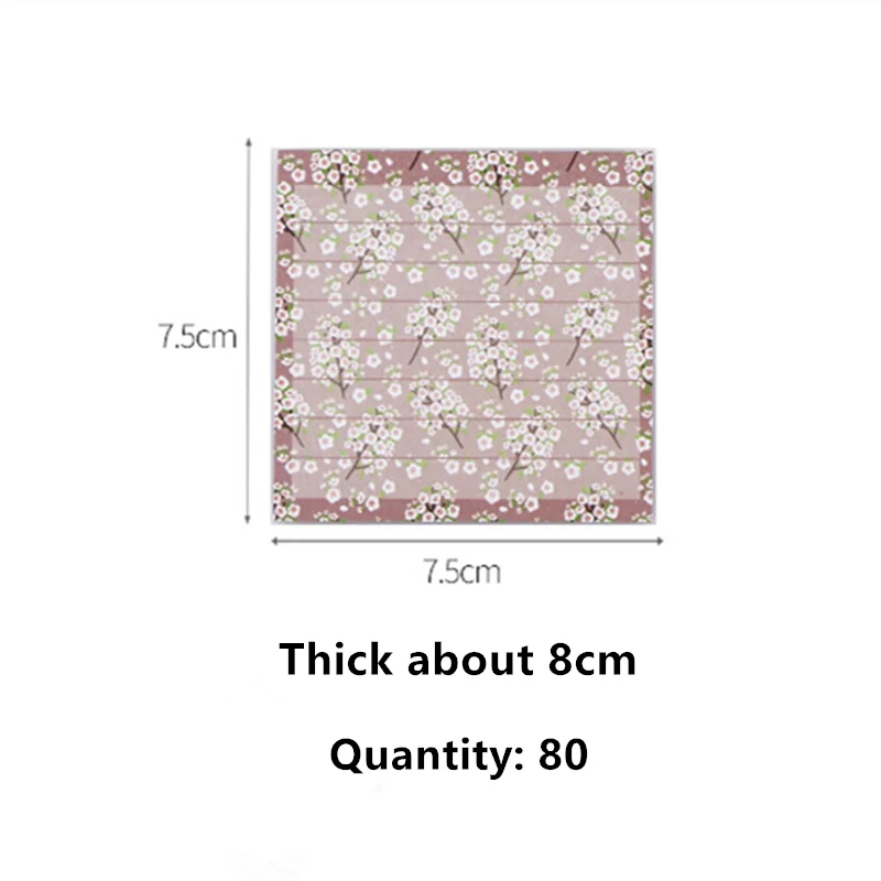 1Pack/lot Kawaii Colorful Flower Sticky Notes School Supplies Memo Pads Notepad Sticky Notes