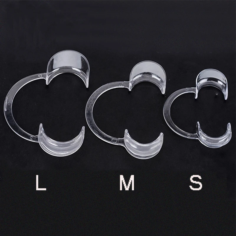 3 Stks/set Dental Mond Opener C Vorm Mond Gag Tandheelkundige Orthodontische Tool Intraoral Cheek Lip Retractor Mond Expander Lip Opener