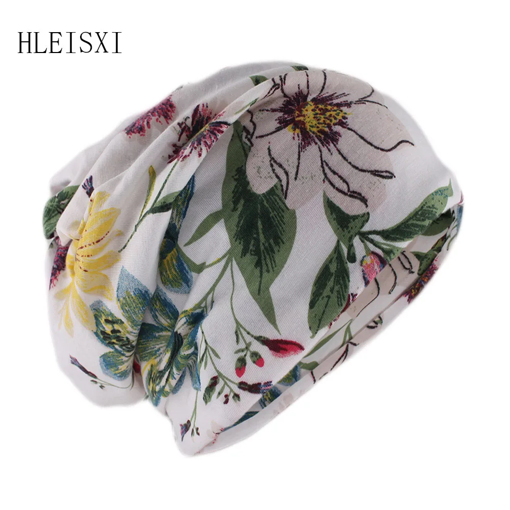 New Arrival Fashion Spring Autumn Women Beanies Skullies For Lady Double Used Hat Scarf Turban Hip Hop Dance Bonnet Sale