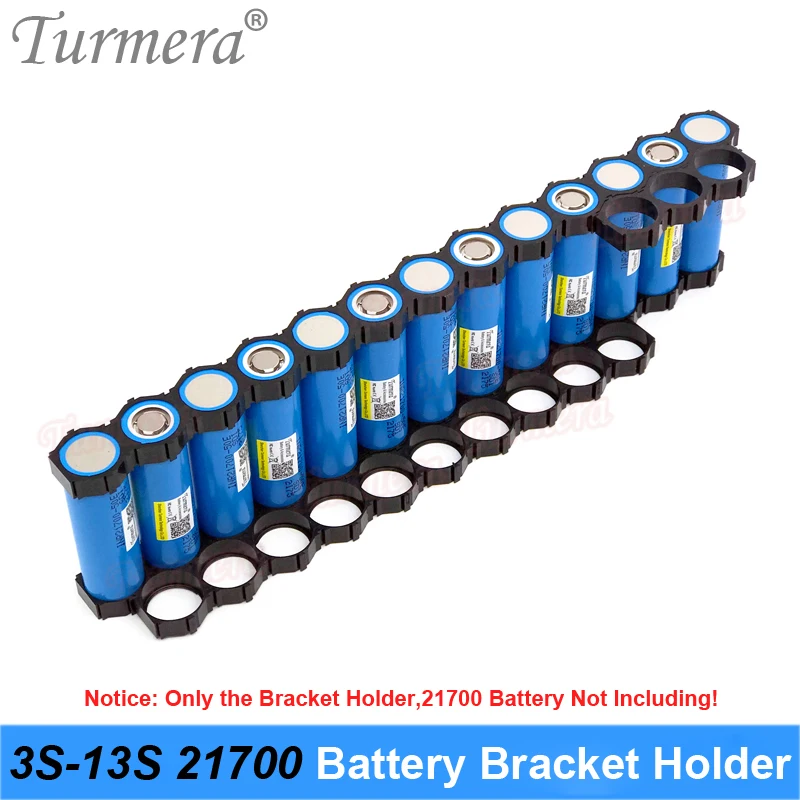 Turmera 10Piece 21700 Lithium Battery Bracket Holder 21700 Spacer 3S 4S 5S 6S 10S 13S Assemble for 36V 48V Electric Bike Battery