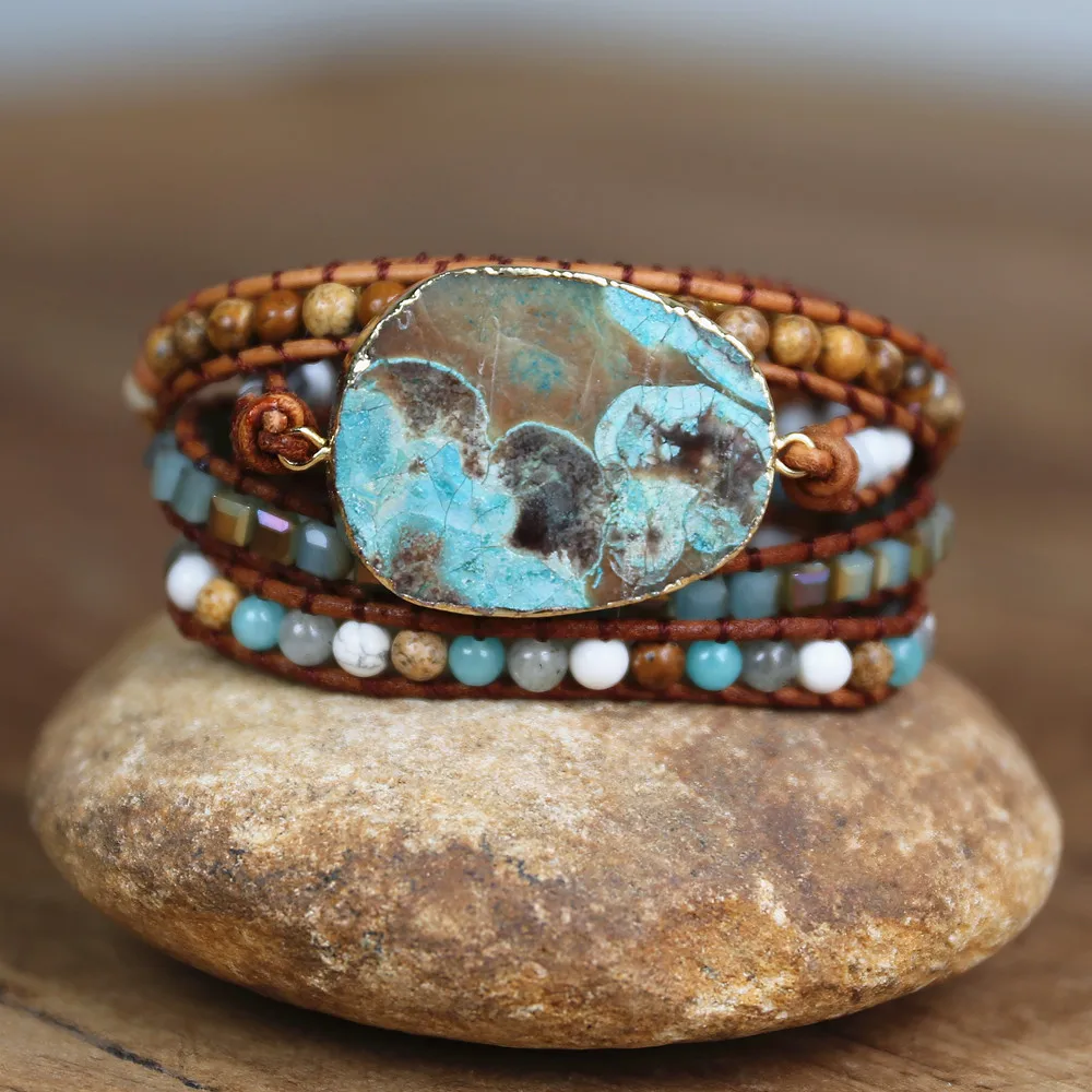 Thumbnail 3 - #6 Latest Leather Wrap Bracelets Offers