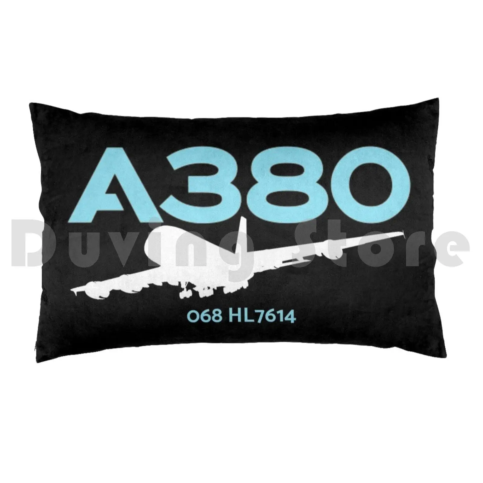 Airbus A380 068 Hl7614 ( White ) Pillow Case DIY 50*70 Airbus A380 A380 Ke Korean South Korea Seoul Seoul Incheon