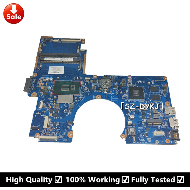 

For HP Pavilion 15-AU Laptop Motherboard DAG34AMB6D0 907410-001 901582-001 901582-601 Mainboard with 940MX 4GB i5-7200U