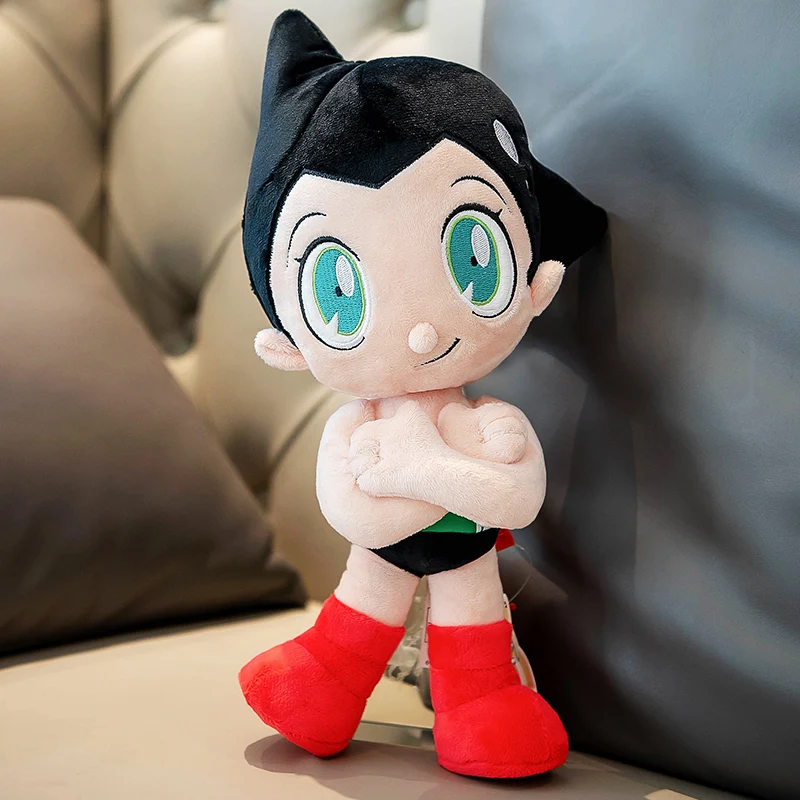 Astroboy Plush Toy Japanese Anime Astroboy Doll Tetsuwan Atom Mighty Atom Plushies Keychain Pendant Bag Gifts For Baby Fans