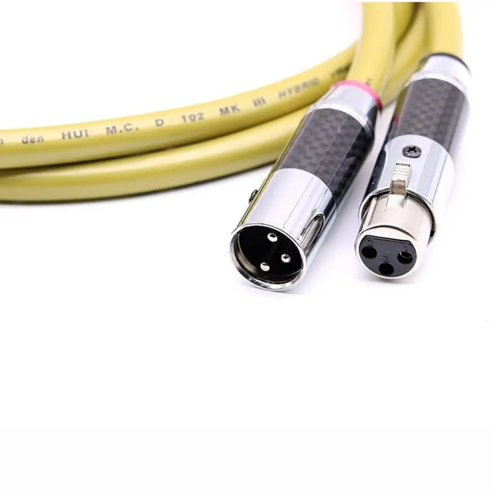 زوج من كابل VDH MCD102MK المطلي بالفضة، كابل التوازن الصوتي XLR، كابل الصوت لمشغل الأقراص المضغوطة AMP DVD VCD #3