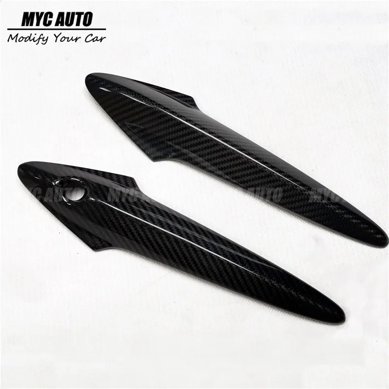 For Honda Civic FN FK FN2 TYPE R Carbon Fiber Exterior Door Handle Cover Trim 2006 2007 2008 2009 2010 2011 Euro Civic Only