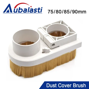 Aubalasti 80Mm 85Mm Diameter Stofafscheider Stofkap Borstel Voor Cnc Spindel Motor Freesmachine Router Gereedschap
