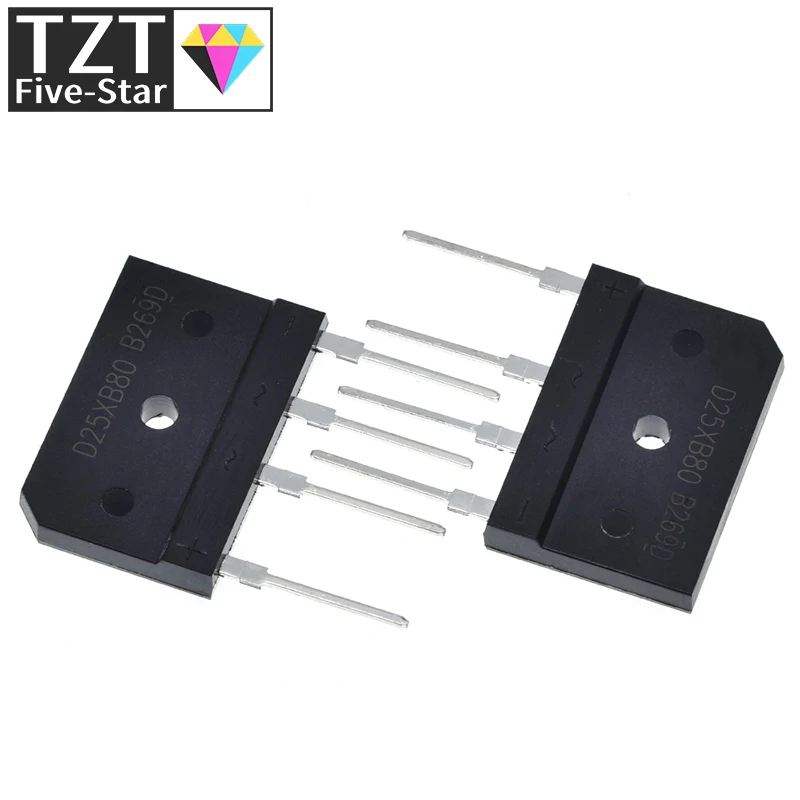 5/10 Stück D25XB80 D25SBA80 25A 800V 25xb80 für Leistungsmodul – Detail 6