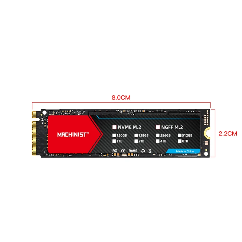 MACHINIST M.2 SSD 128GB 256GB 512GB 1TB SSD 2TB hard Drive M2 ssd m.2 NVMe pcie SSD Internal Hard Disk For Laptop Desktop MSI