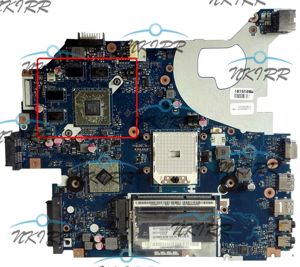 

P5WS5 LA-6973P MBWZK02001 MBBYN02001 HD6700M 1G MBWY102001 for Gateway NV55 NV55S EasyNote TS11 TS13 TS44 Motherboard