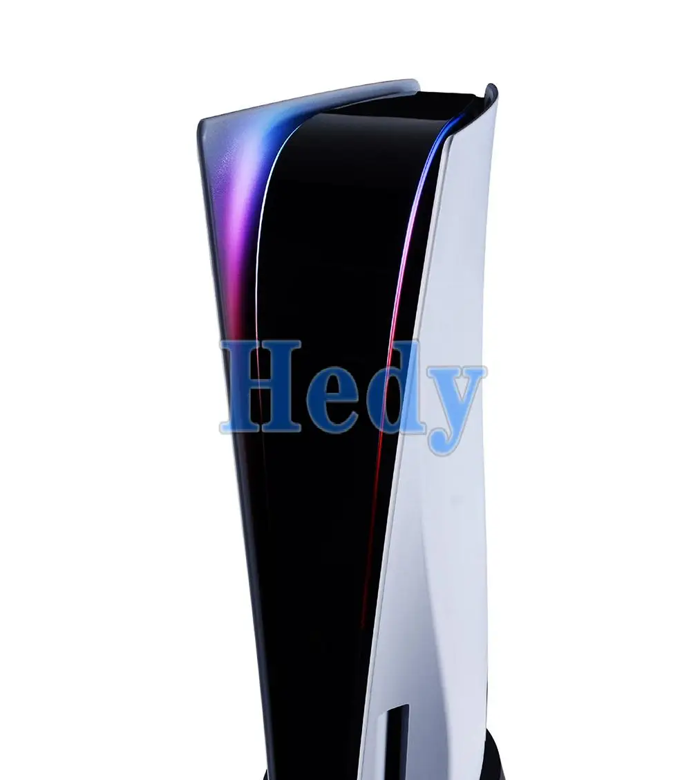 2 مجموعات جديد مصباح ليد الجلد بار ملصق لسوني PS5 المضيف قوس قزح التدرج ملصق وحدة التحكم مصباح مضيء بار ذاتية اللصق الشارات