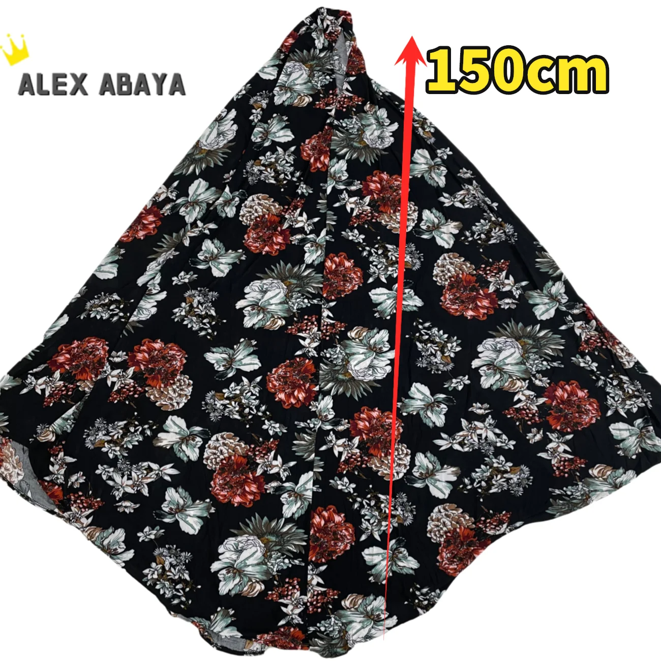 2021Muslim Flower Hijab Dress  Prayer Abaya Khimar Djellaba Femme Jibab Dubai Saudi Arabia Islam Clothes Women Kaftan Robe AL049