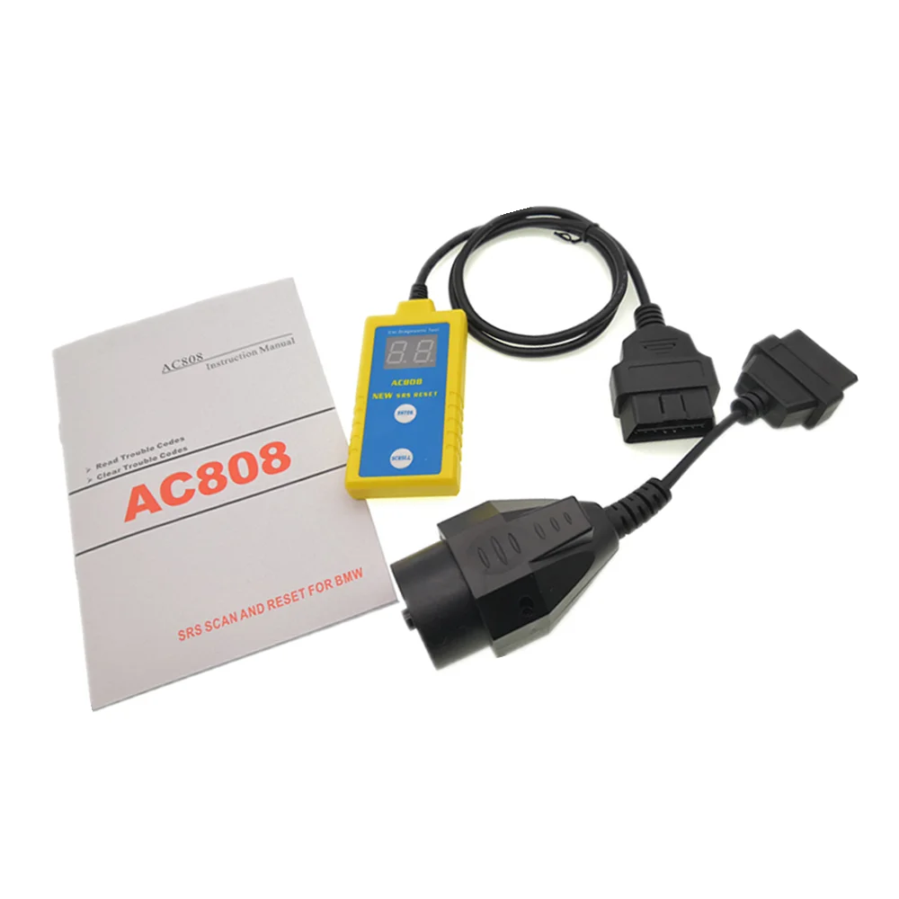 Acheheng Tool ALBABKC AC808 SRS Airbag Reset tool Diagnostic Scanner For BMW between 1994 and 2003