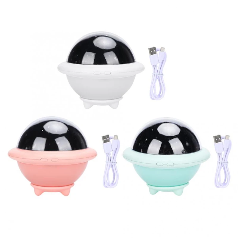 Novelty Star Projector Night Light Astro Sky Projection LED NightLights Lamp Battery USB Cable for Children Party