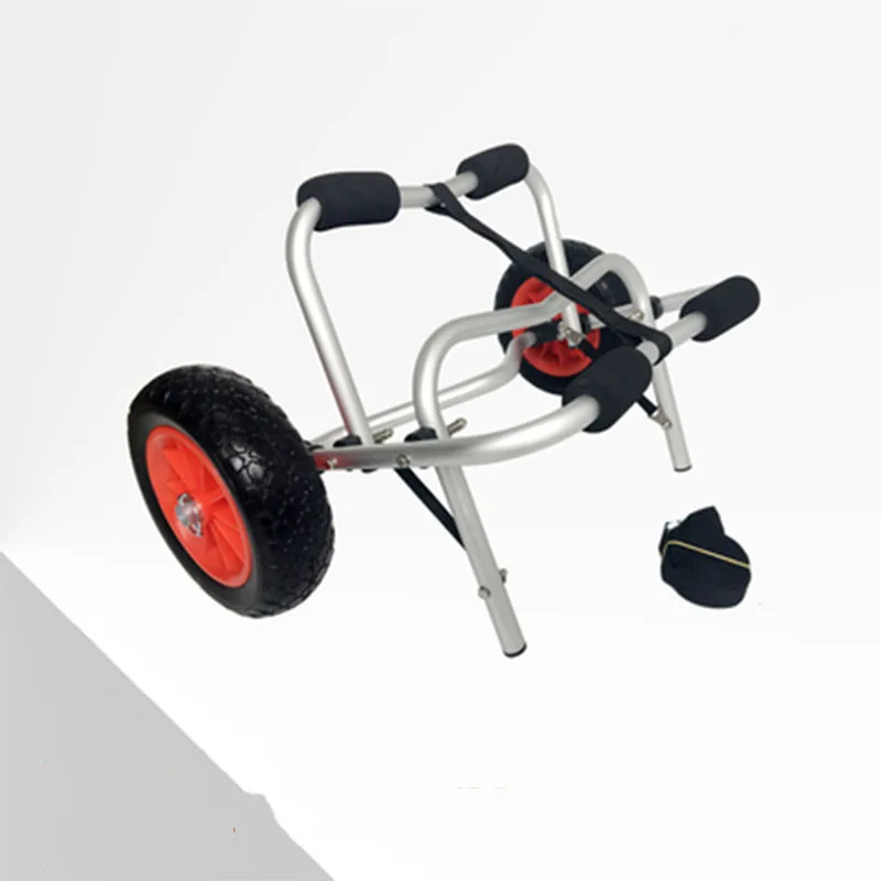 Multifunctional Hand Tool Cart Kayak Surfboard Sand Boat Trailer With Paddles Transport Trolley