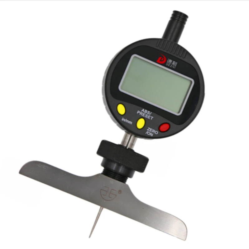 0-12.7mm digital dial depth gage with harden alloy measuring head dial gauges depth indicator measuring instrument