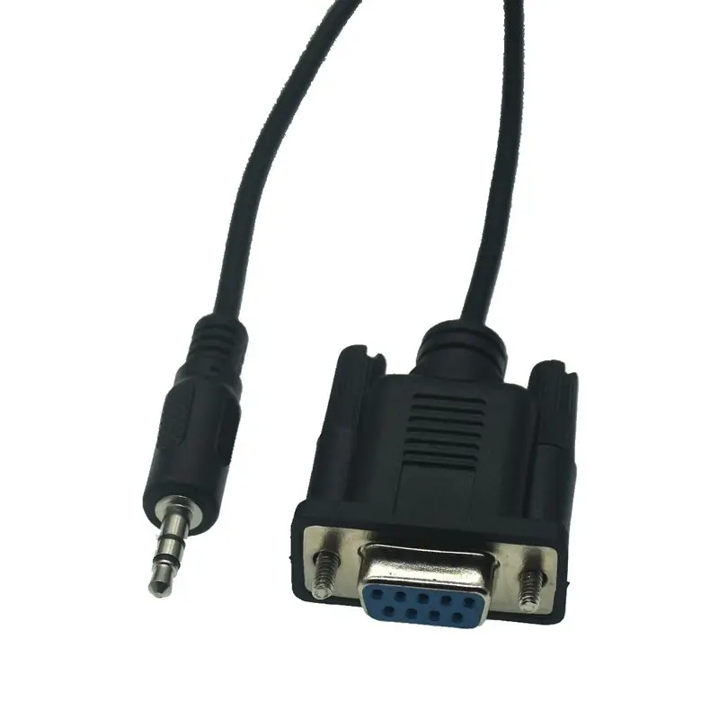 9 Pin RS232 DB9 Female TO 3.5MM / 2.5mm 3P Male Jack Adapter Serial Cable Cord 1.8M