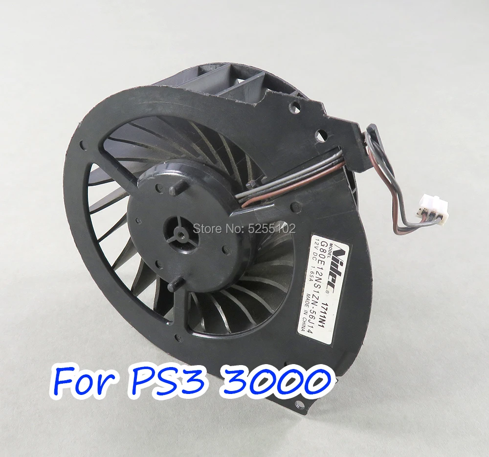 2 peças para sony playstation 3 ps3 3000 3k lâminas de ventilador de refrigeração de substituição ventilador interno ventilador refrigerador de cpu