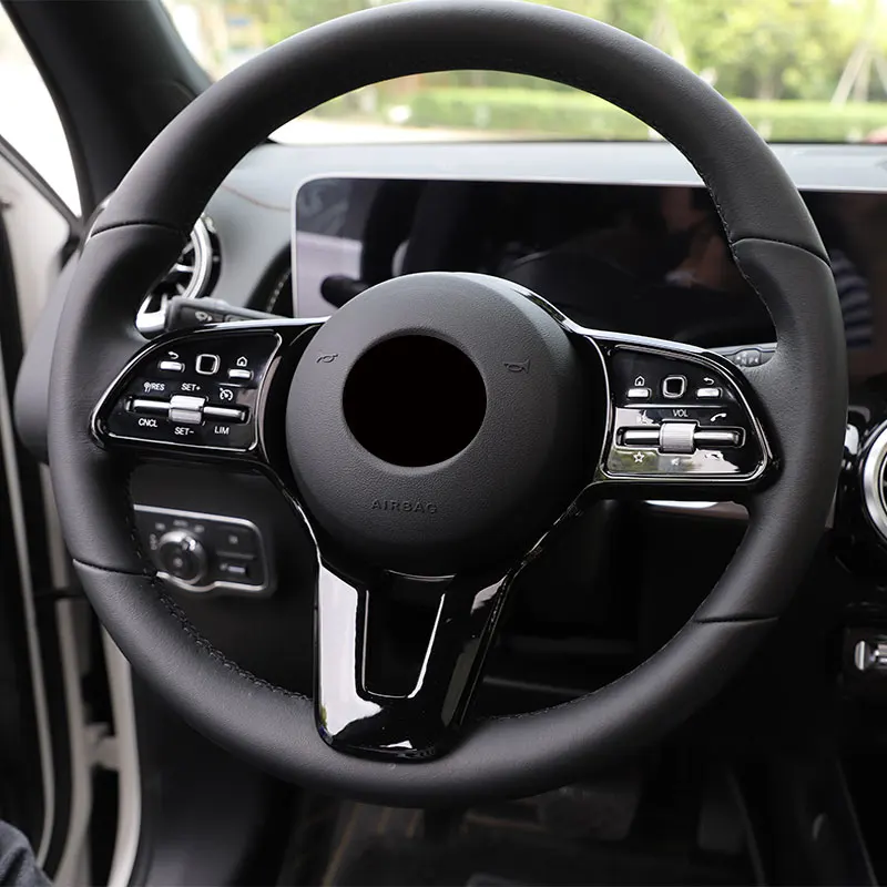 

Car Steering Wheel Frame Trim For Mercedes Benz A B C E G CLA GLE GLC CLS GLS GLB GLA Class W177 W247 W205 W213 C118 W118 W167