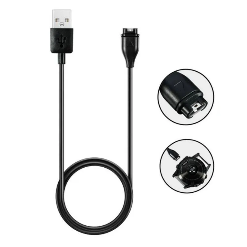 USB Charging Cable Data Cord Charger for Garmin Instinct Vivoactive 3/4/4s Vivosport Forerunner 945 935 245 245M 45 45S Music