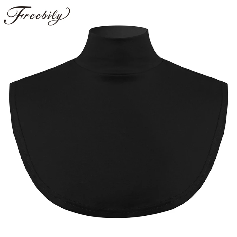 

Fashion Detachable Cotton Fake Mock Neck Half Top Blouse Autumn Winter Unisex Dickey Collar Neck Warmer