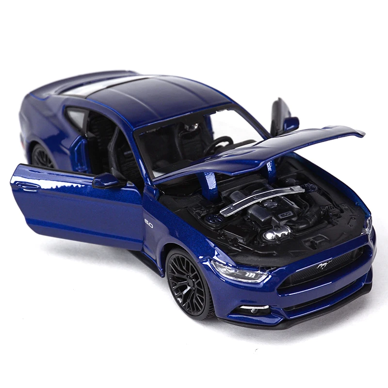 Maisto 1:24 2015 Ford Mustang Static Die Cast Vehicles Collectible Model Car Toys