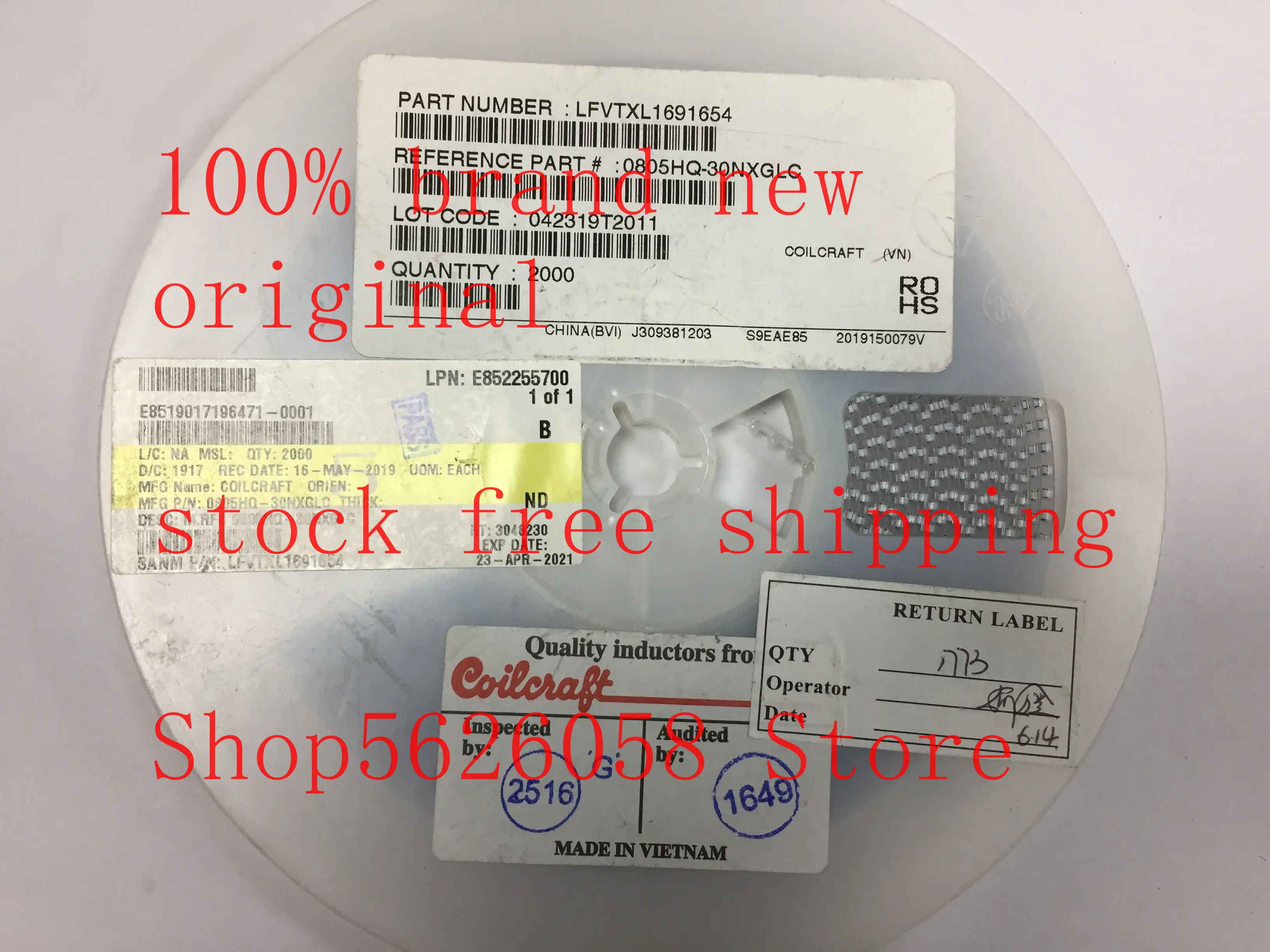 

0805HQ-30NXGLC SMD 100% new original 50PCS/LOT STOCK