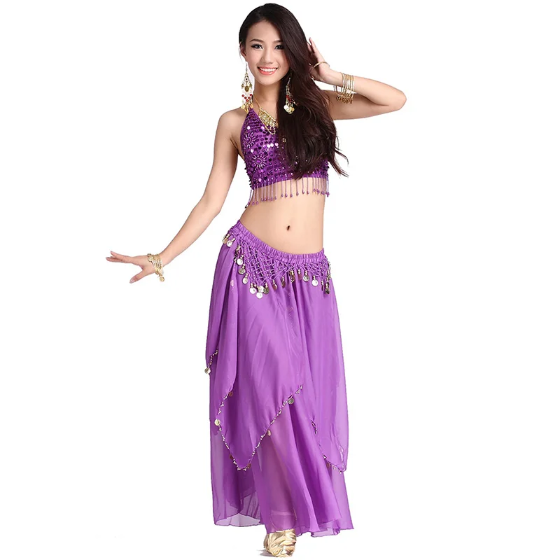 2pcs Set Women Belly Dance Costumes For Adult Performance Stage Costumes Woman Bellydance Clothes Belly Dancing Suit For Women