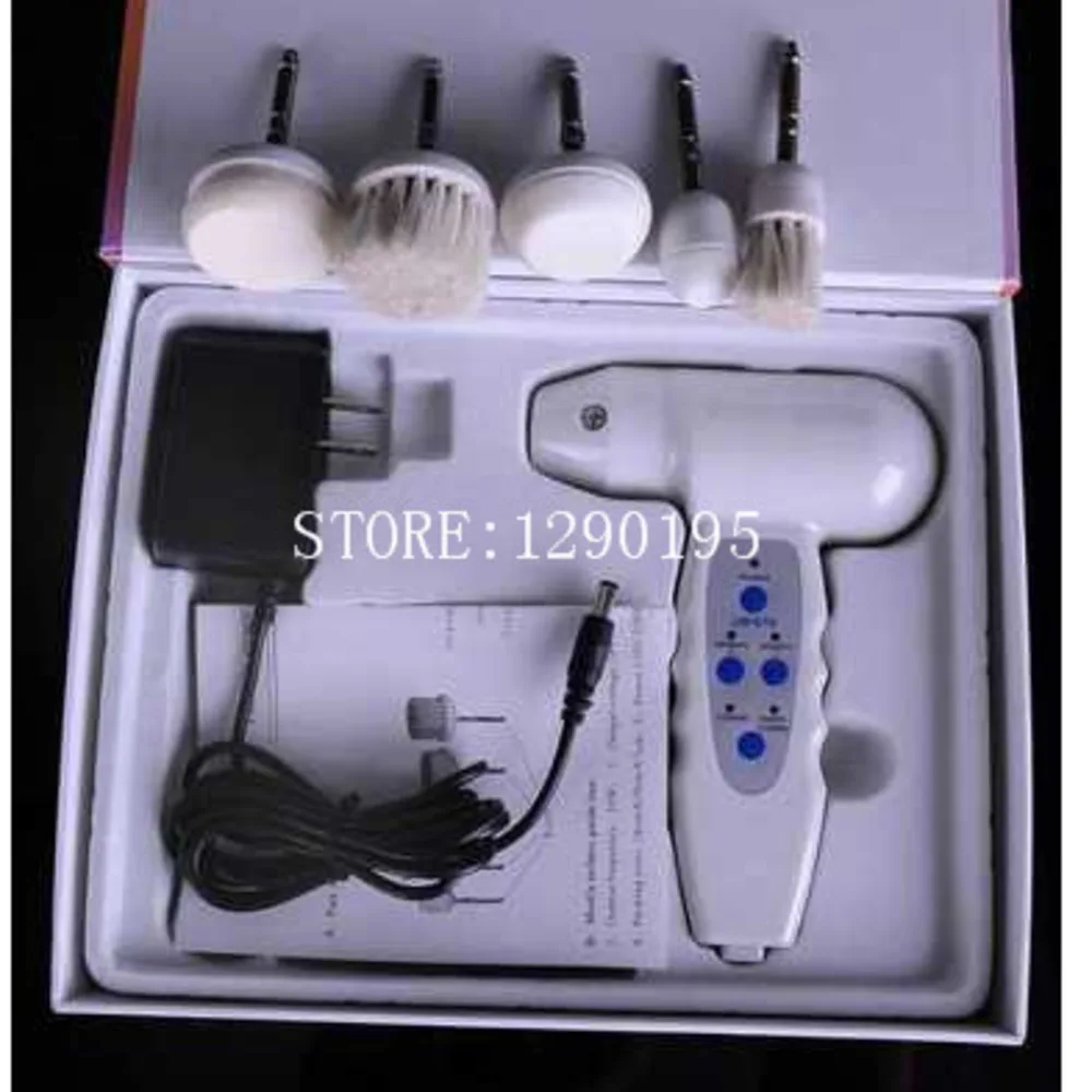 Skin Beauty Brush Massager 5 in 1 Electric Wash Face Feet Care Machine face Pore Cleaner Body Cleanser