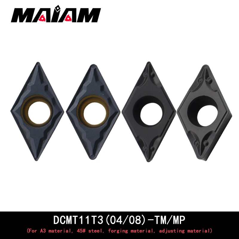 DCMT Rhombus turning tool DCMT11T3 DCMT11T304 DCMT11T308 MP/TM insert sduc sducr sducr11 turning tool rod insert k11 dcmt11 cnc